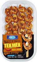 Brochettes de crevettes Tex Mex - 125g - Frais