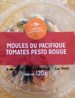 Moules du Pacifique tomato pesto rouge