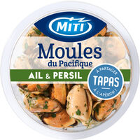 Moules du Pacifique ail & persil - 100g - Frais