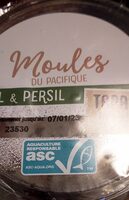 Moules du Pacifique ail et persil