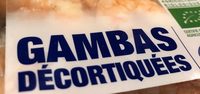 Gambas decortiques