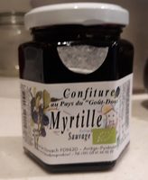 Confiture de myrtille sauvage