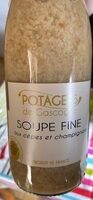 Soupe fine aux cèpes et champignons