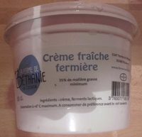 Crème fraîche fermière 35% M.G. min.
