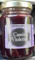 Confiture artisanale cassis violette