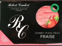 Sorbet plein fruit Fraise