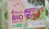 6 Oeufs BIO