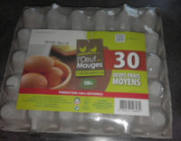 30 Oeufs frais moyen MERIAU