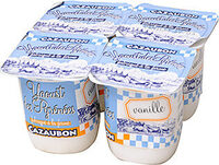 Yaourts cazaubon vanille x4