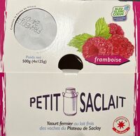 Yaourt fermier au lait frais Framboise