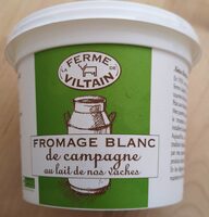 Fromage blanc de campagne au lait entier de nos vaches