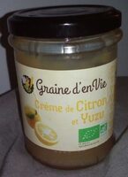 Crème de citron et Yuzu