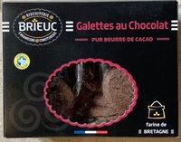 Galettes au chocolat pur beurre de cacao