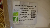 Pomme Jaune Biologique