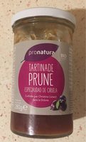 Tartinade prune