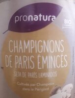 Champignons de Paris émincés