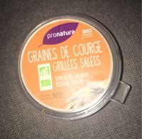 Graines de courges grillees sallees