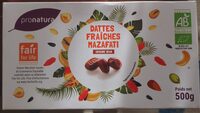 Dattes fraîches mazafati d'Iran