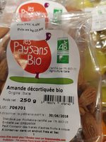 Amandes décortiquées