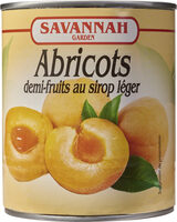 Abricots semi-fruits au sirop léger