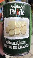 Médaillon de coeurs de palmiers