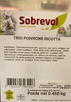 Trois poivrons ricotta