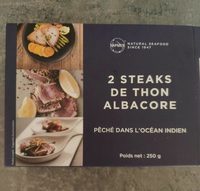 2 steak de thon albacore