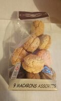 9 macarons assortis