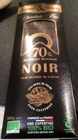 Chocolat Noir 70% Cacao Tablette