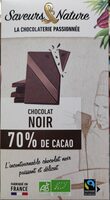 Chocolat noir 70%