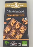 Chocolat au lait cacahuetes