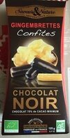 Gingembrettes confites chocolat noir