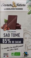 Chocolat Sao Tomé 85% de Cacao