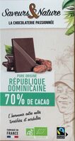 Pure Origine République Dominicaine 70% De Cacao