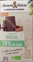Chocolat noir 70% Brésil
