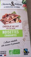 Chocolat au lait noisettes craquantes