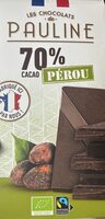 Chocolat noir Pérou SAVEURS & NATURE