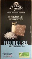 Tablette Chocolat Au Lait à La Fleur De Sel