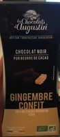 Gingembre confit au chocolat noir