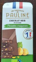 Chocolat noir 70% noisettes