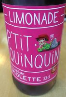 Limonade a l'arôme violette