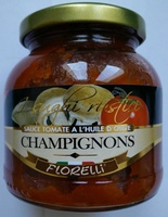 Sauce tomate à l'huile d'olive Champignons