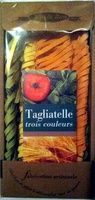 Tagliatelle trois couleurs