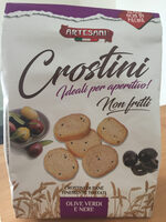 Crostini olives vertes et noires