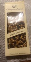 Tablette noire Noisette Caramelisée