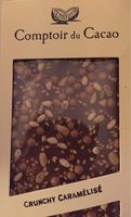 Tablette lait crunchy caramelise