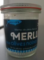 Rillettes de pleins filets de Merlu aux olives noires