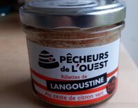 Rillettes de Langoustines au zeste de citron vert bio