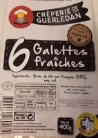 6 Galettes fraîches de blé noir