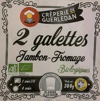 Galettes jambon fromage biologiques